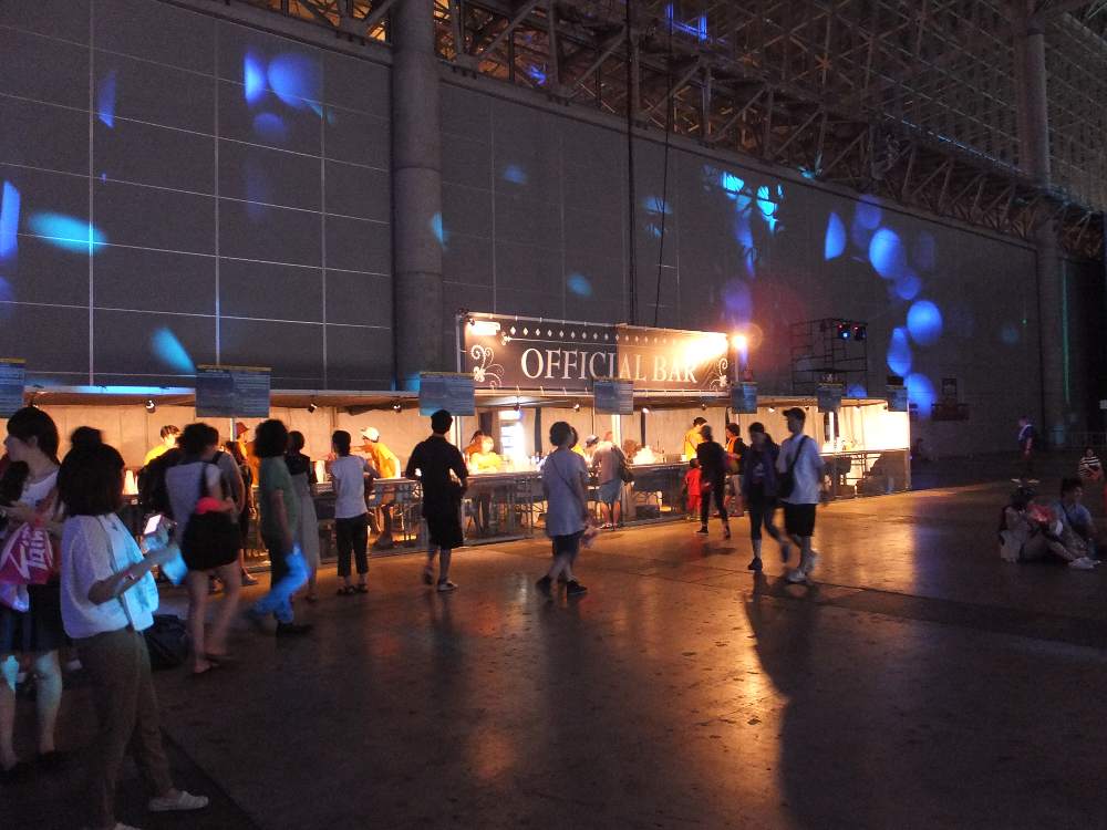 幕張メッセの公式バー。