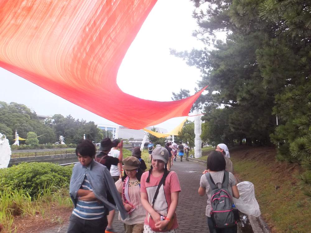 幕張メッセからマリンステージへ。