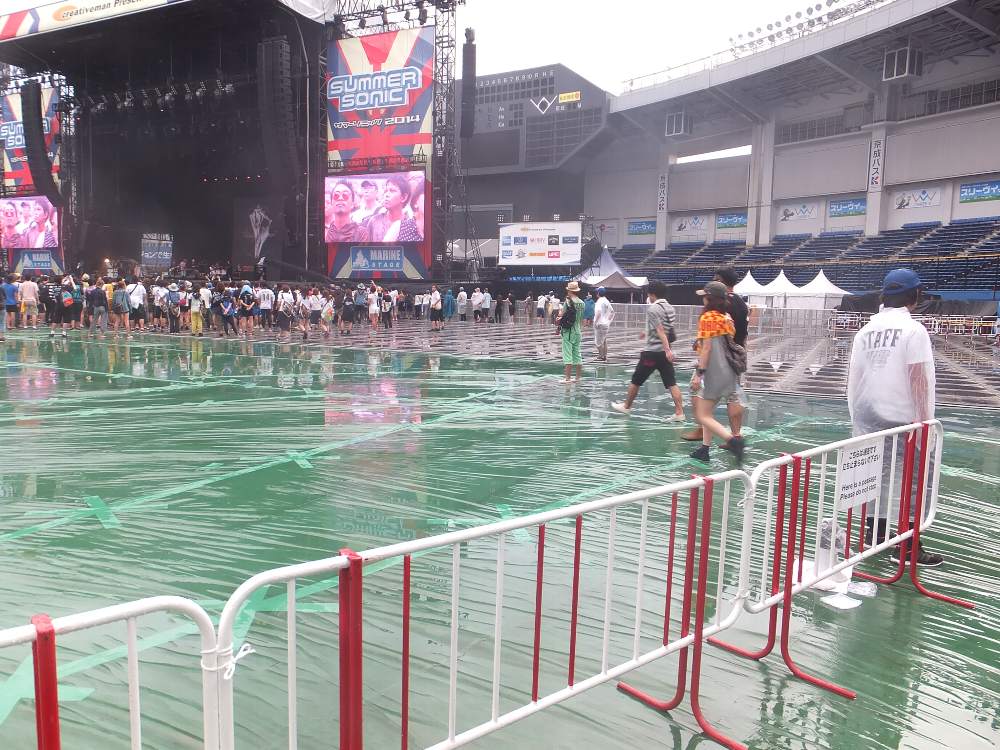 ロバート・プラント開演前。