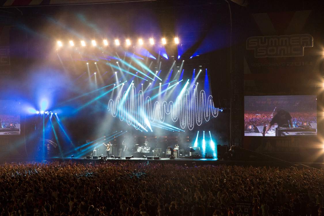 終演。この後花火が上がる。