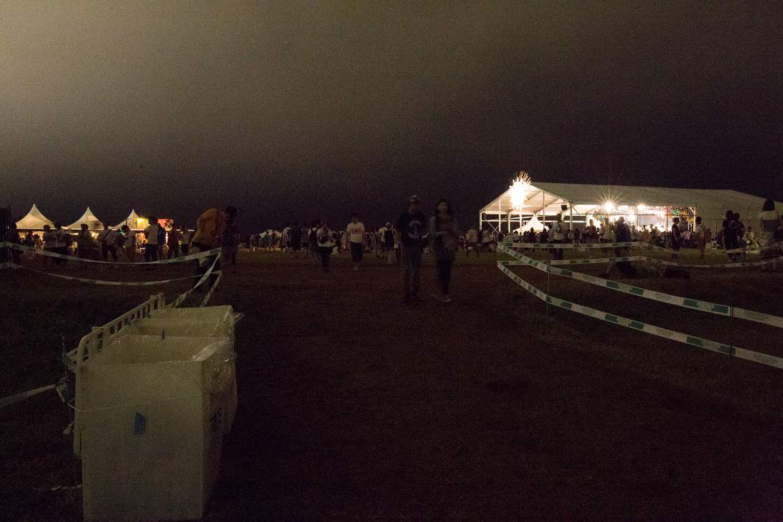 シーサイドヴィレッジのガーデンステージ。