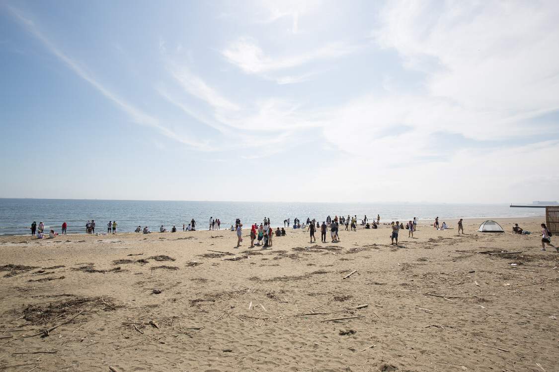 ビーチステージの海岸。