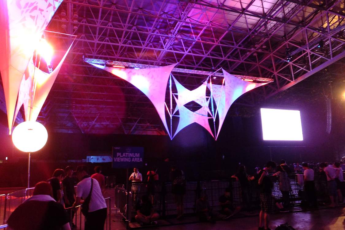 クリスタルマウンテンのプラチナエリア入り口。