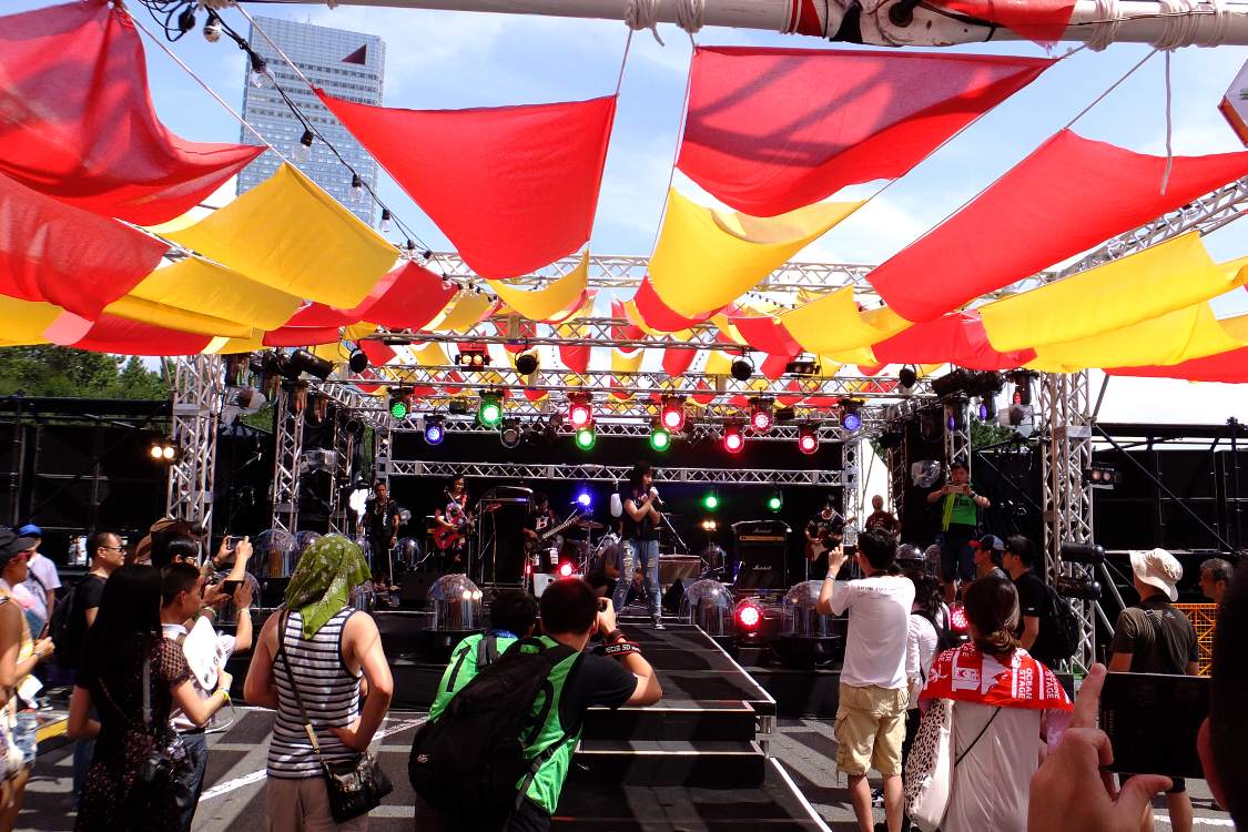 ステージ正面。