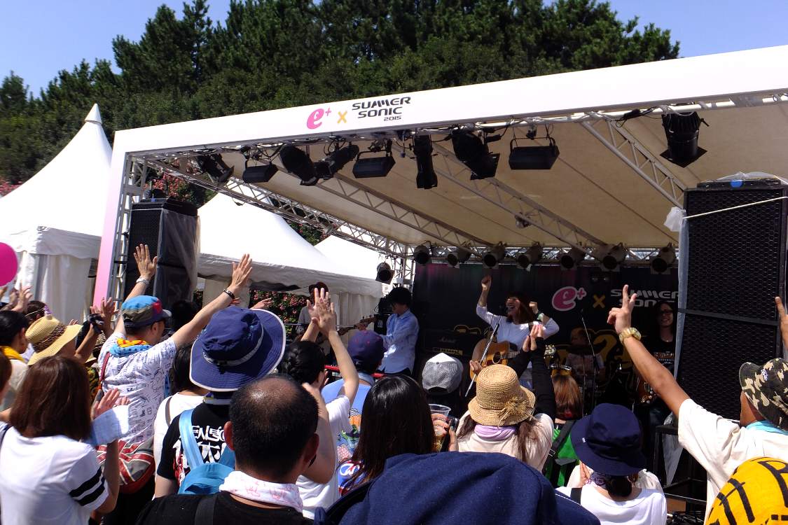 出れんの!?サマソニ!?のステージ。