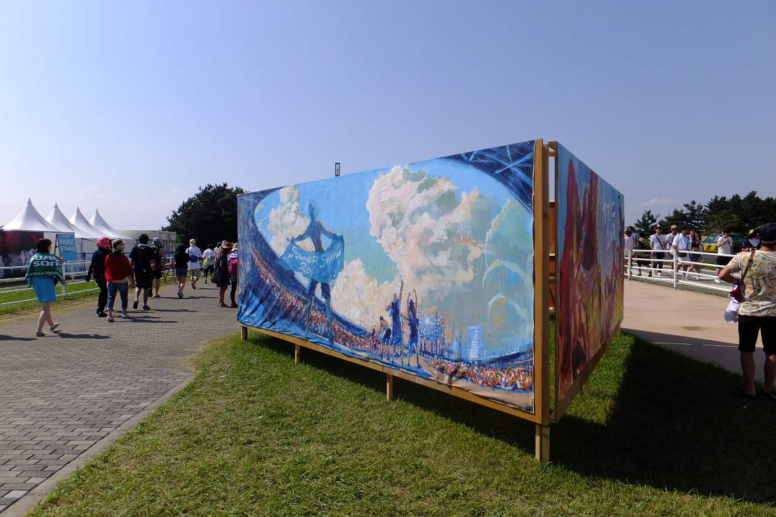 昨年まで幕張メッセにあった絵も移動してきた。