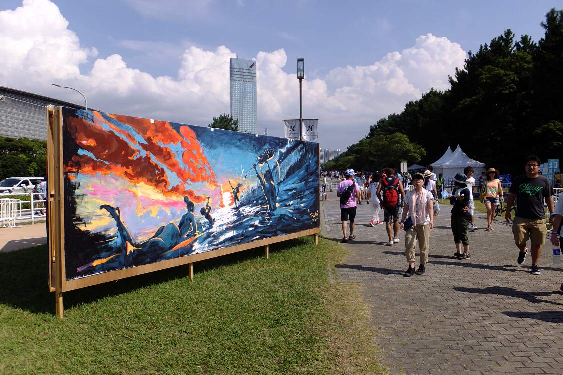 これも以前幕張メッセにあった絵。