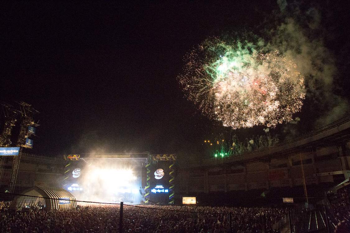 土曜日の花火。