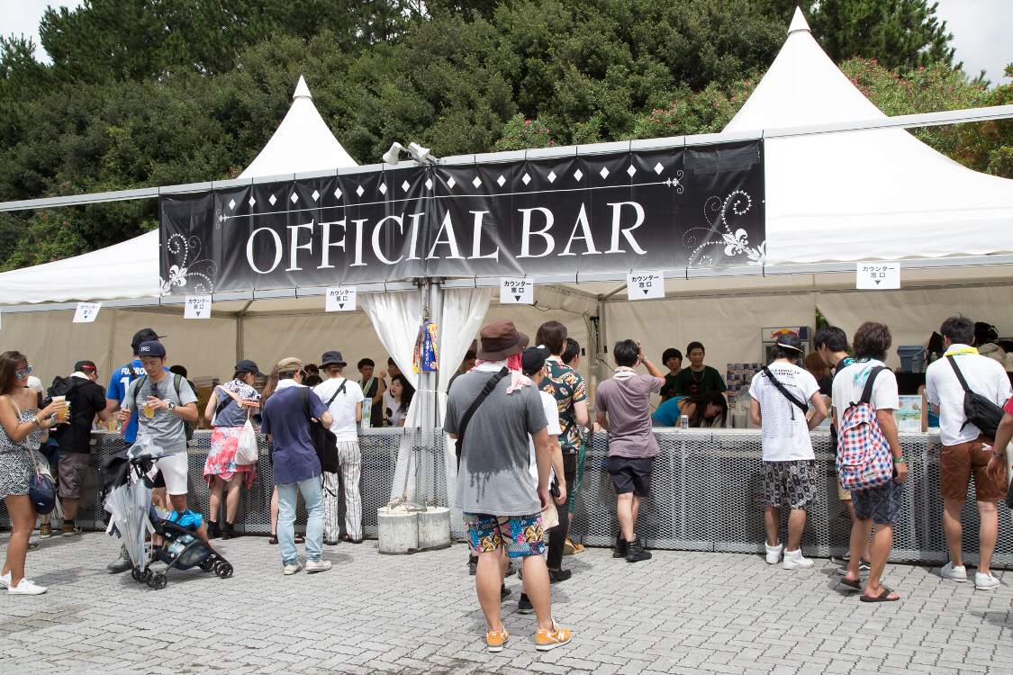 サマーソニック公式バー。