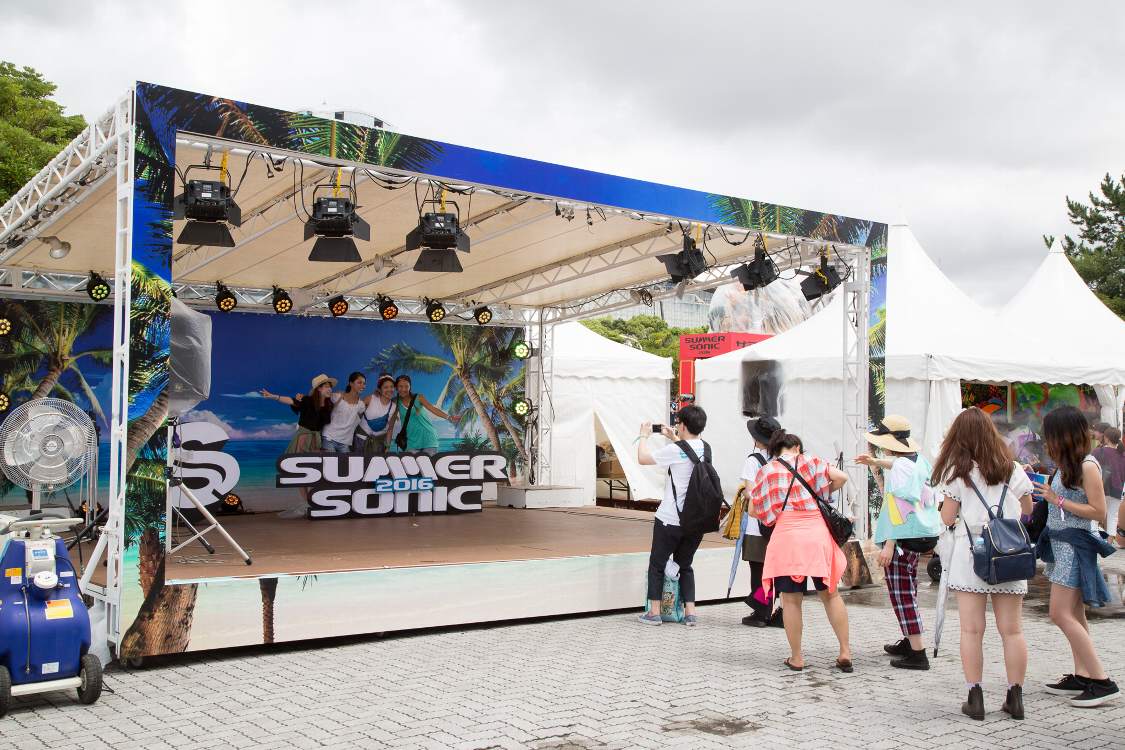 昨年まで「出れんの!?サマソニ!?」のステージがあったところに、今年もステージがありました。