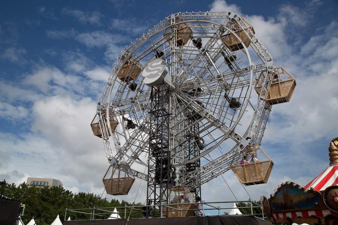 今年は人が乗れます。