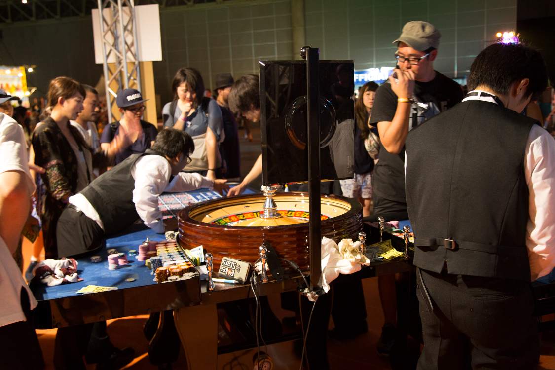 カジノ卓。