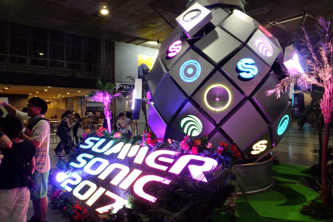 会場内のメインオブジェ。