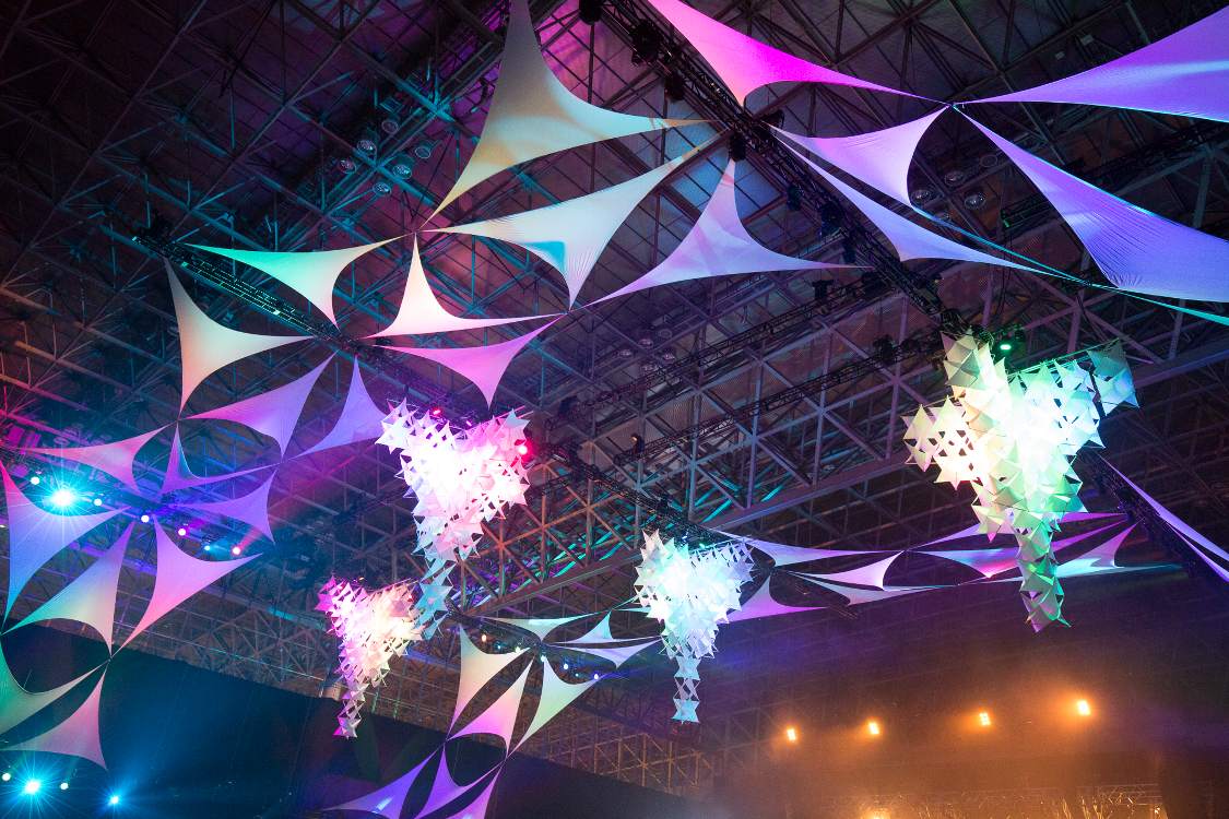 レインボーステージの装飾2。