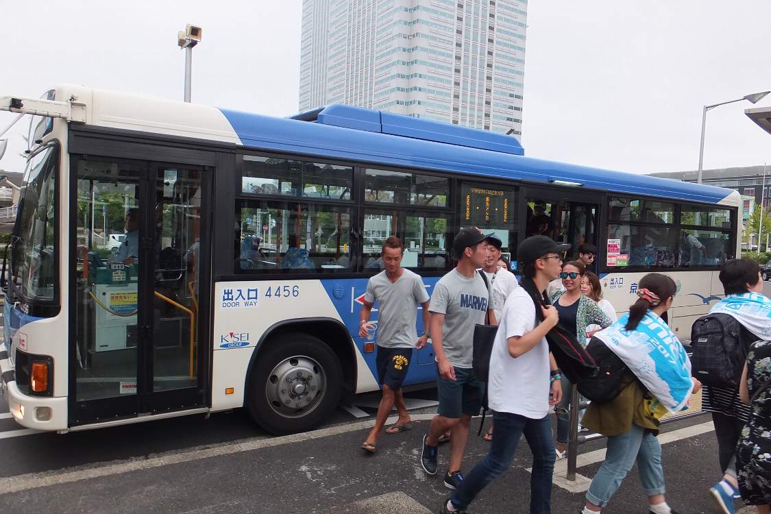 幕張メッセ到着。