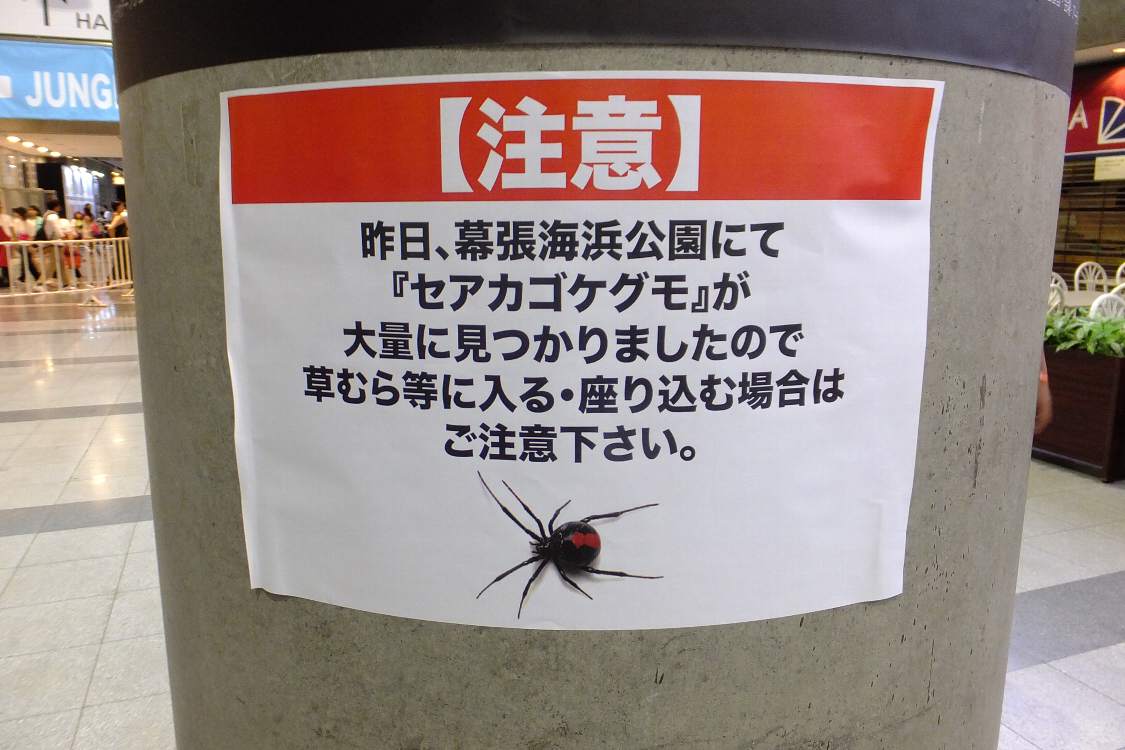 各所の注意書き。