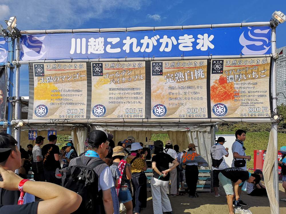 川越これがかき氷。