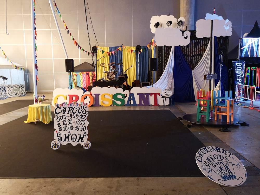 サーカスの場所。1日2回公演。