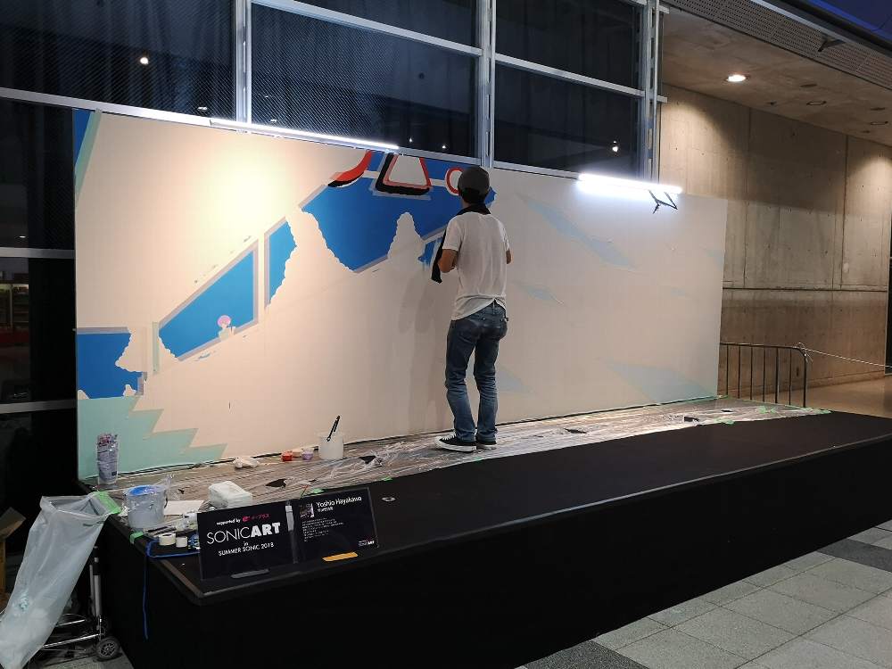 ライブペイントその2。