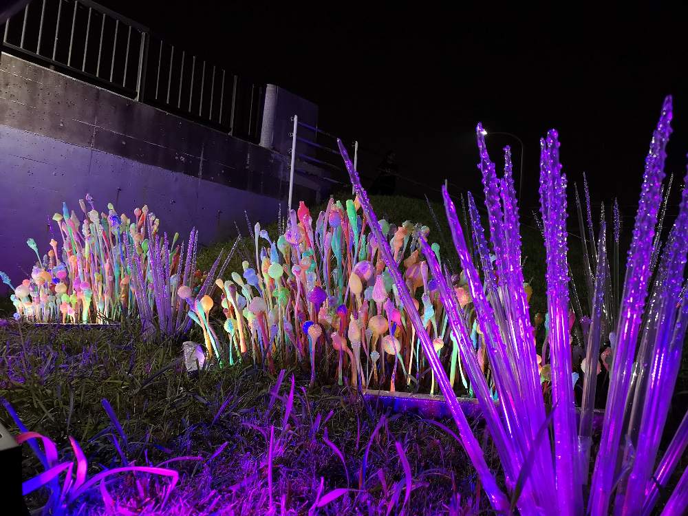 立体芸術、夜、その2。