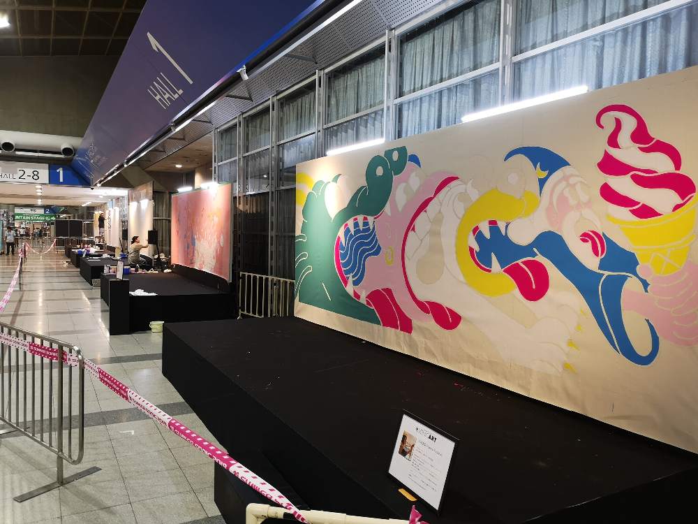 幕張メッセ内のソニッカート。