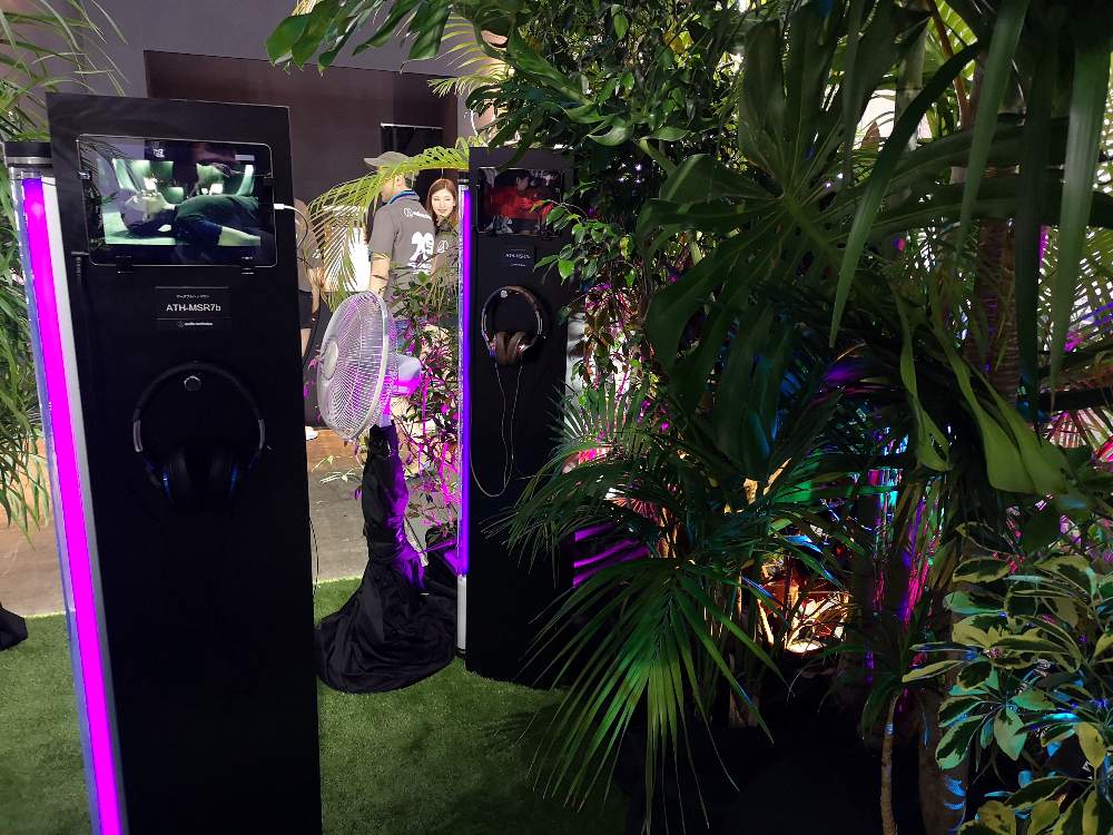 オーディオテクニカ。コロナ禍以降は出展しなくなりました。