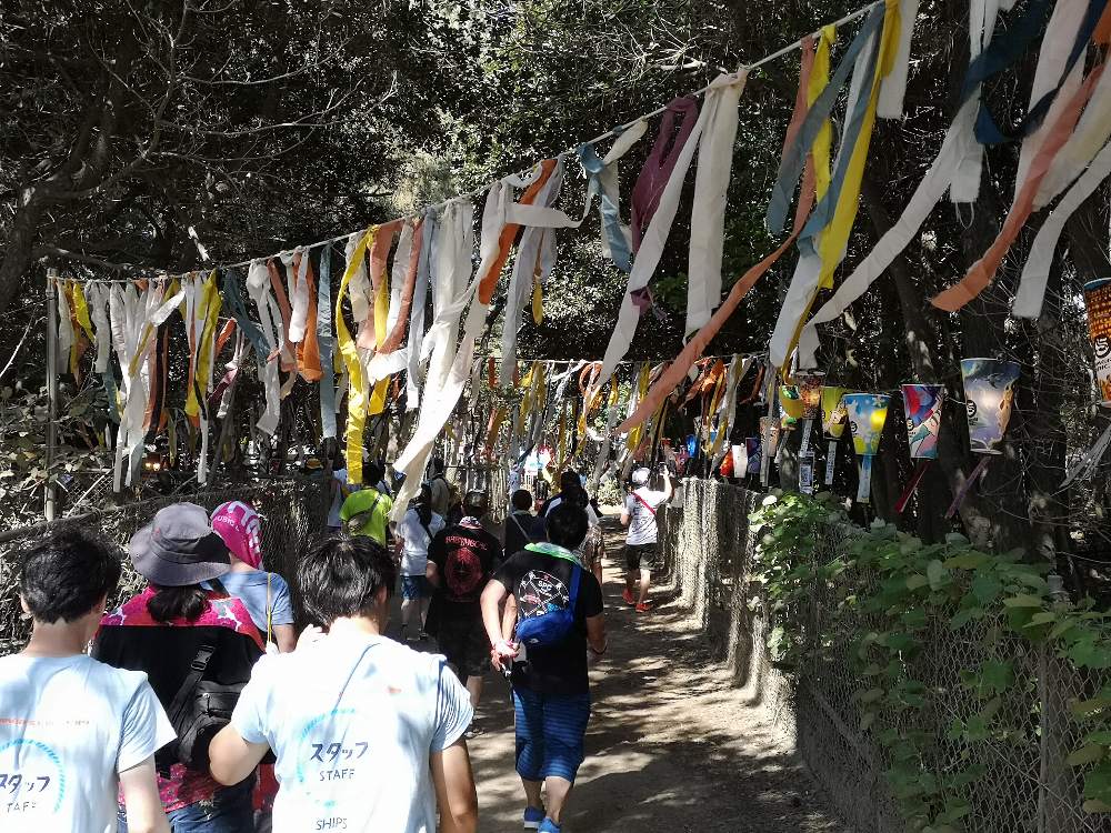 マリンステージへの通路。