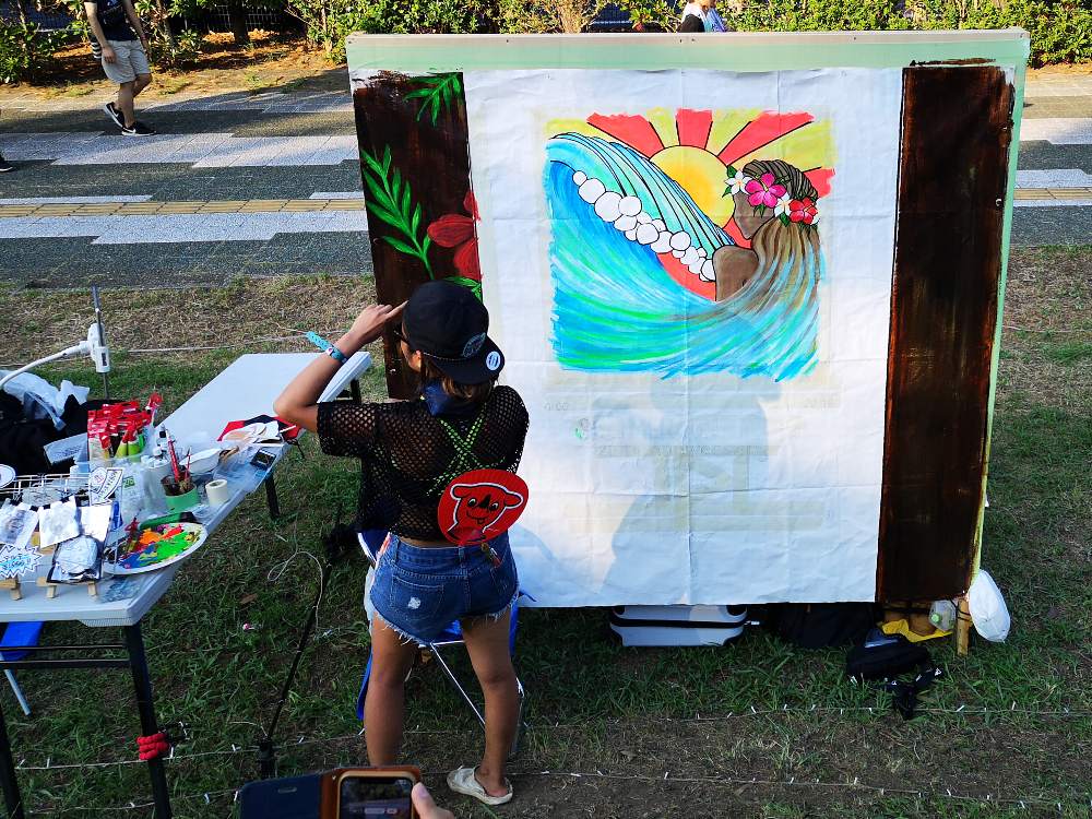 アートの創作風景、その10。